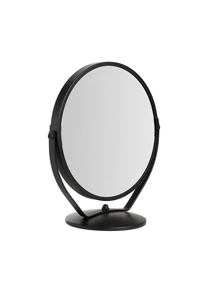 Homla Lusterko stołowe "Makeda" w kolorze czarnym - 21,5 x 23 x 12 cm rozmiar: onesize