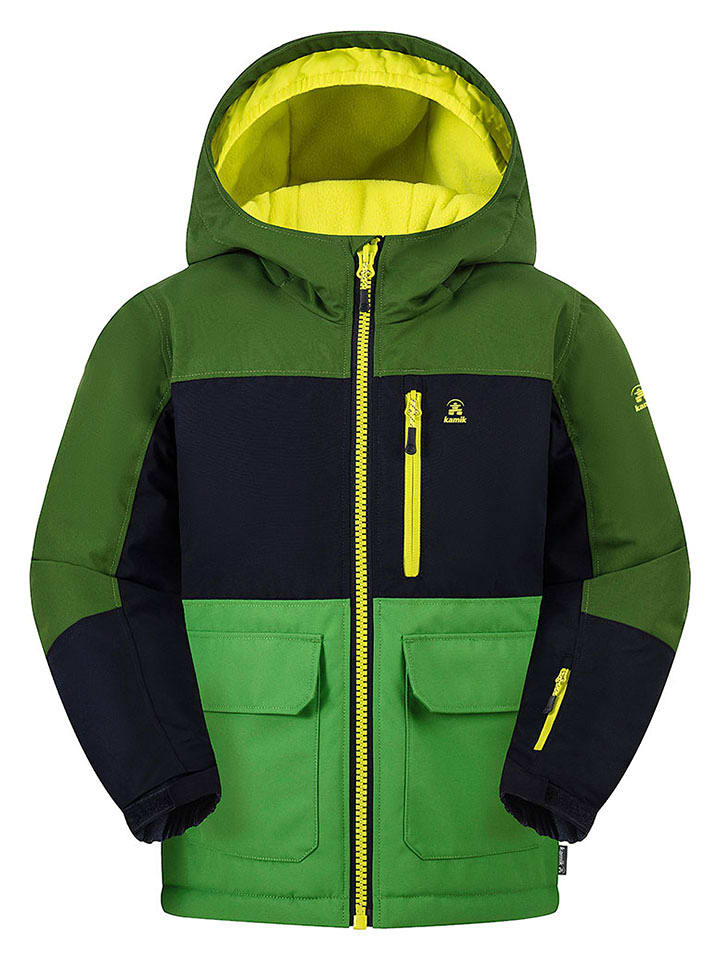 Kamik Kurtka zimowa "Koda" w kolorze zielonym rozmiar: 140