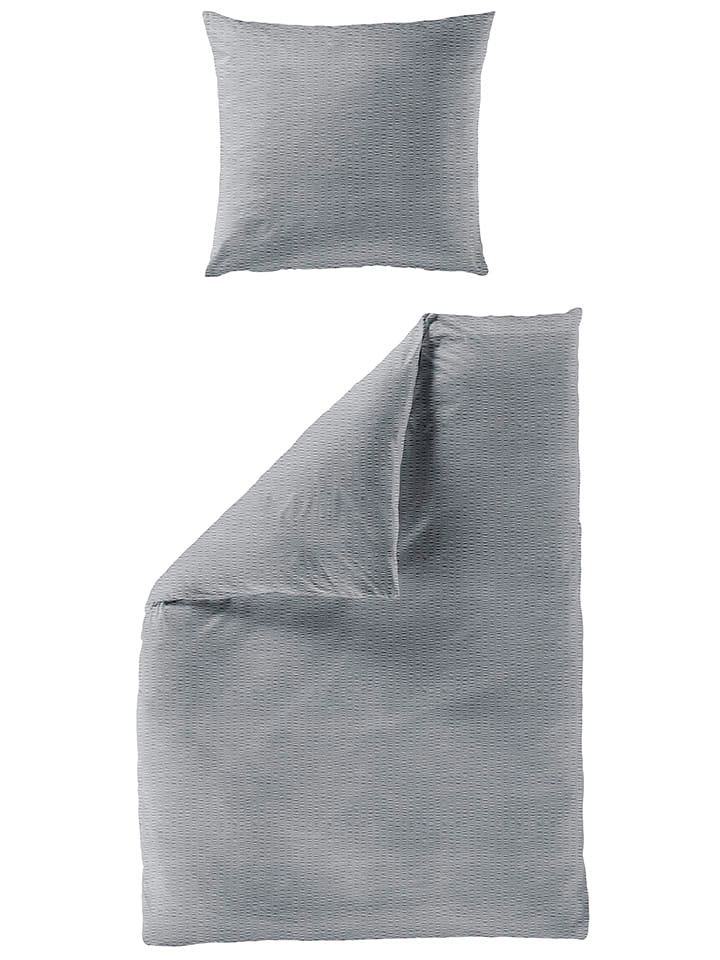Bierbaum Komplet pościeli w kolorze jasnoszarym z kory rozmiar: 240x220 cm