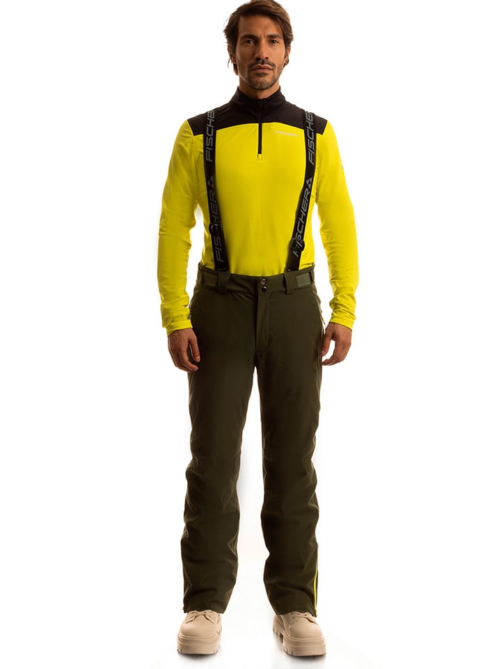 Fischer Spodnie narciarskie w kolorze khaki rozmiar: XXL