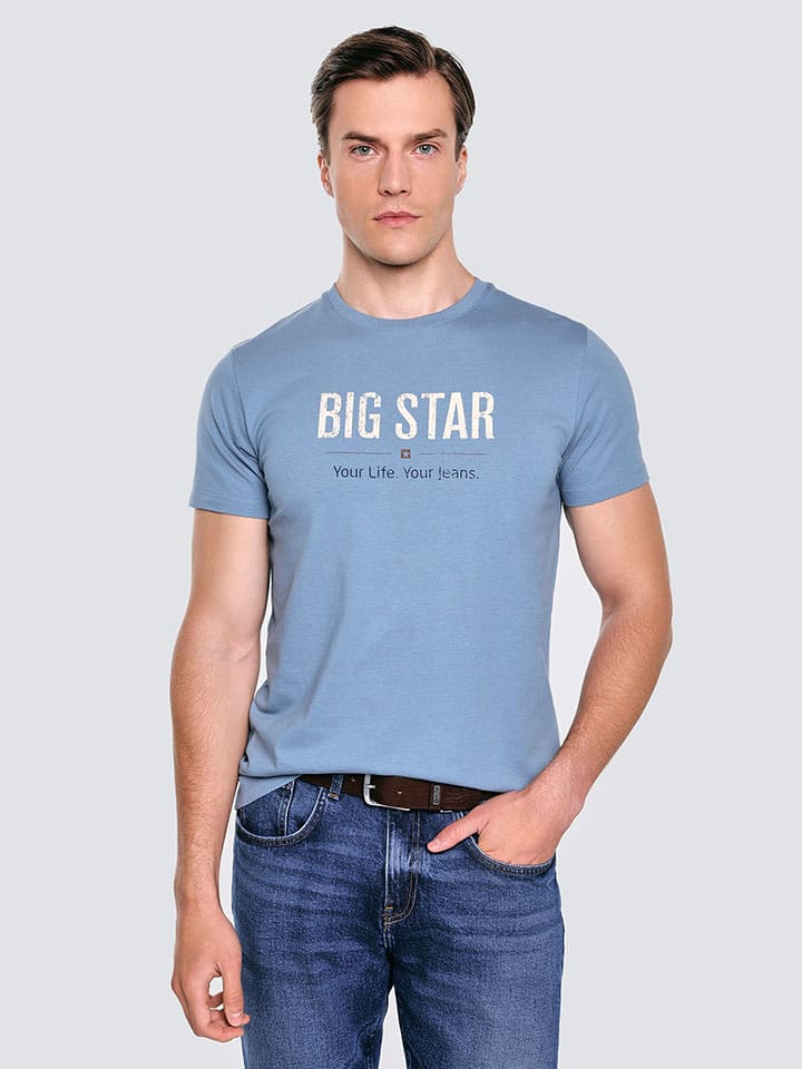 BIG STAR Koszulka w kolorze błękitnym rozmiar: S