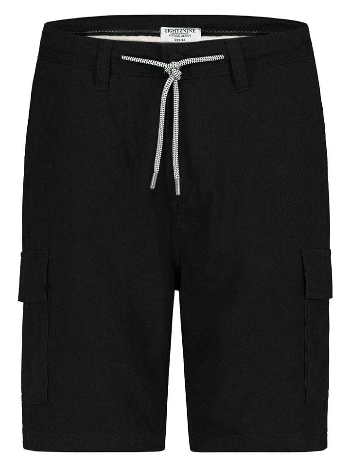 Eight2Nine Bojówki w kolorze czarnym rozmiar: W38