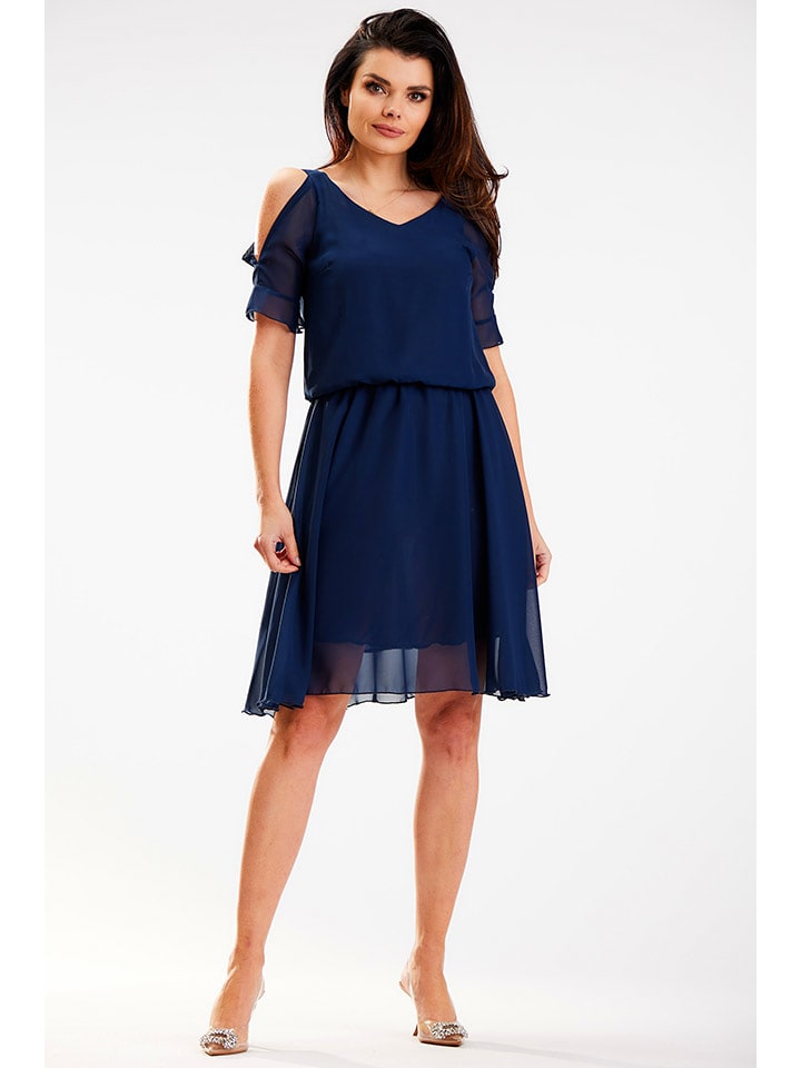 Awama Sukienka w kolorze granatowym rozmiar: S