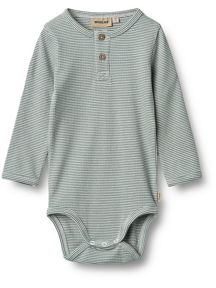 Wheat Body "Benny" w kolorze kremowo-zielonym rozmiar: 68