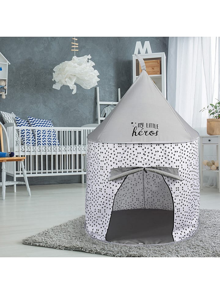 The Home Deco Kids Namiot w kolorze szarym - wys. 125 x Ø 100 cm rozmiar: onesize