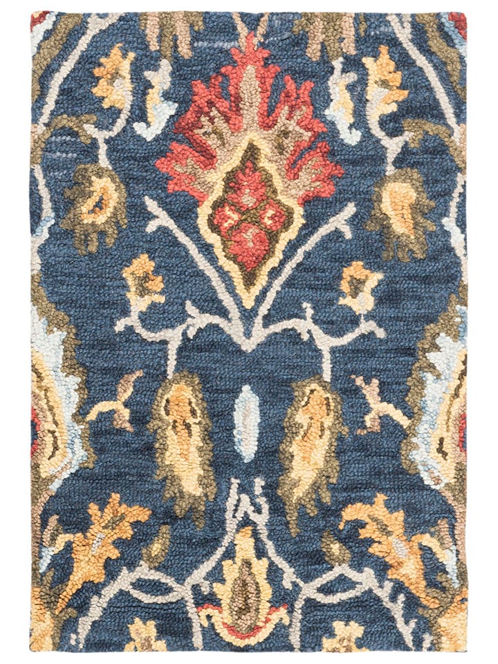 Safavieh Dywan "Blossom" w kolorze granatowym ze wzorem rozmiar: 122x122 cm