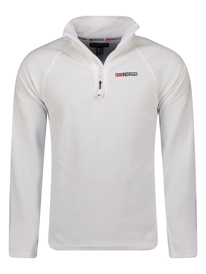 Geographical Norway Bluza polarowa "Tug" w kolorze białym rozmiar: XL