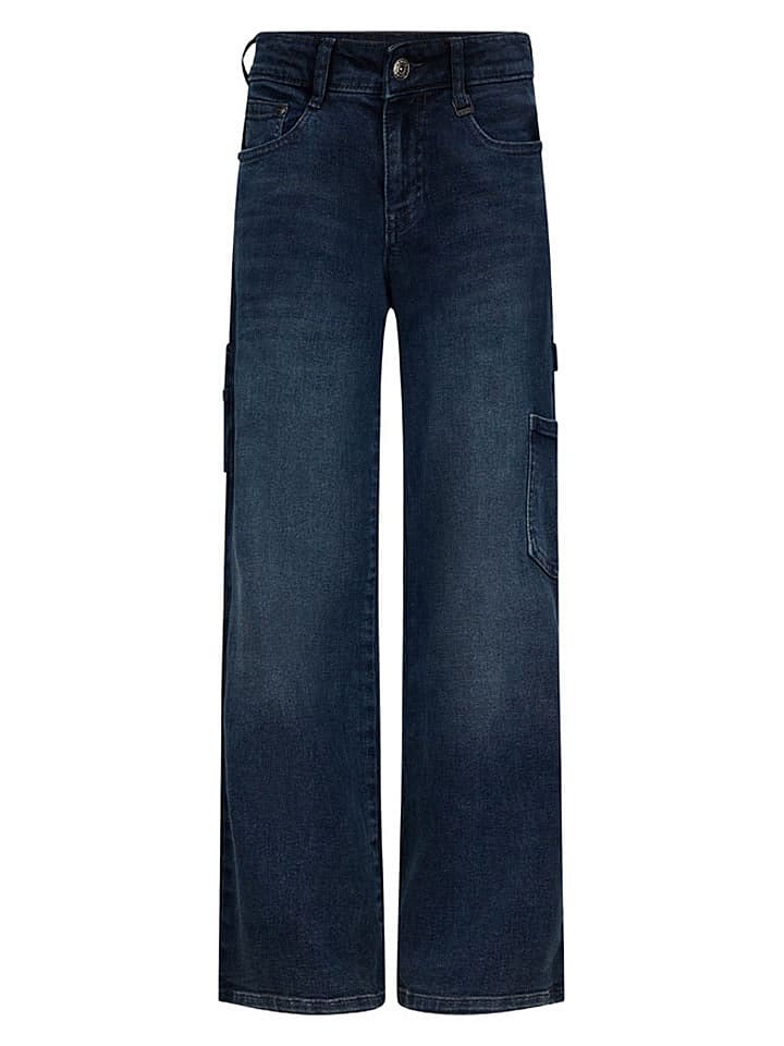 Retour Dżinsy "Rocko" w kolorze granatowym rozmiar: 128