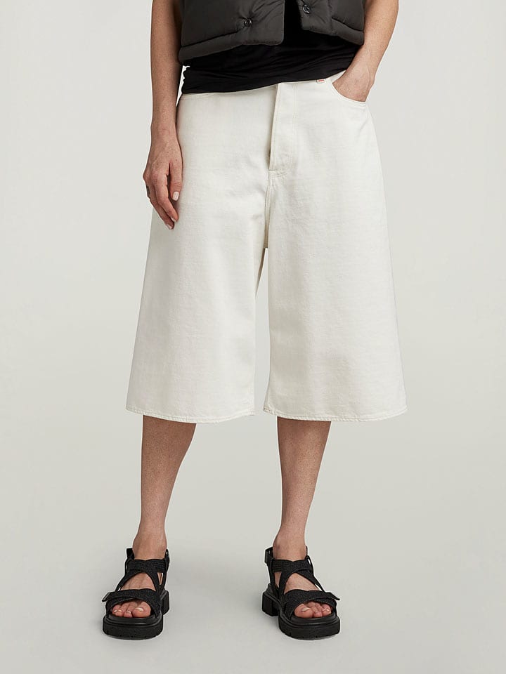 G-Star Bermudy "Patti" w kolorze białym rozmiar: W30