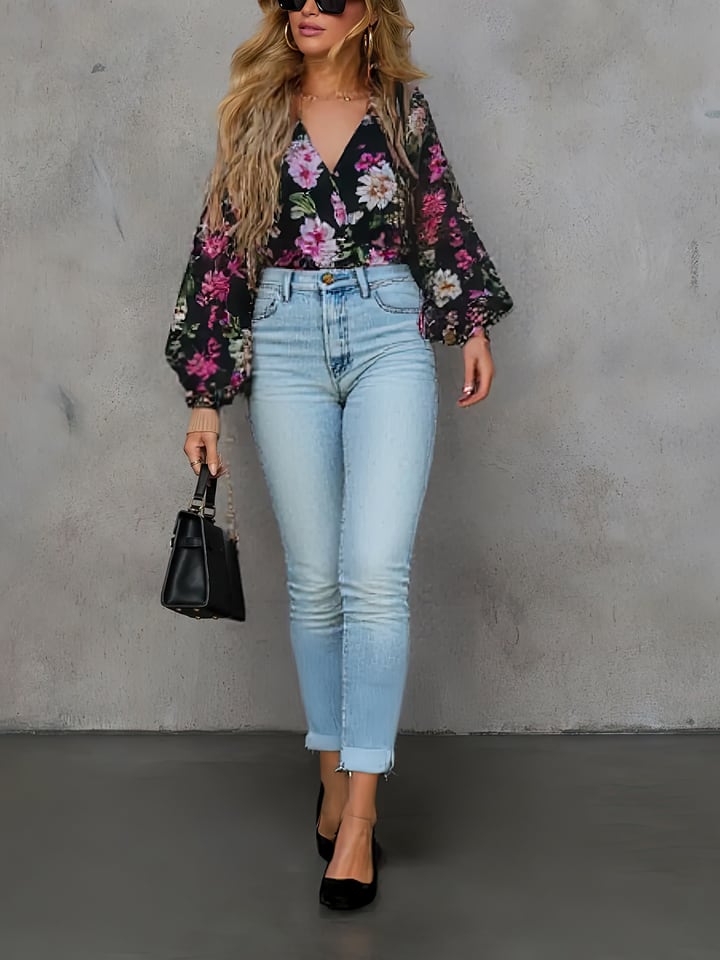 Milan Kiss Bluzka w kolorze czarno-różowym rozmiar: XL