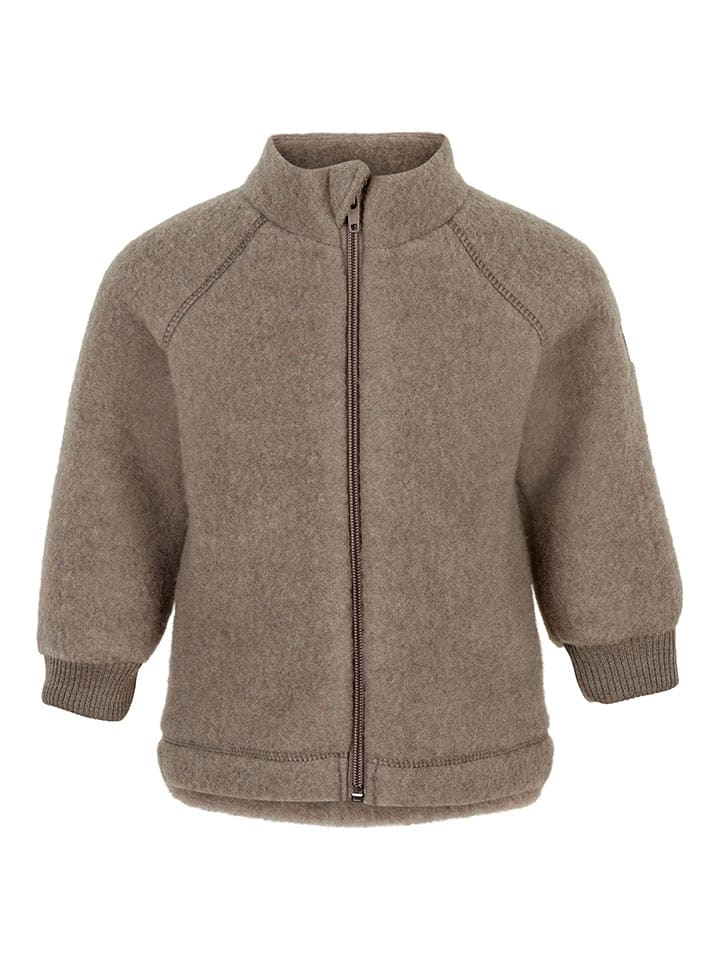 mikk-line Wełniana kurtka w kolorze jasnobrązowym rozmiar: 116