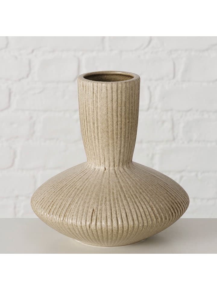 Boltze Wazon "Oasis" w kolorze jasnobrązowym - wys. 18 x Ø 17,5 cm rozmiar: onesize