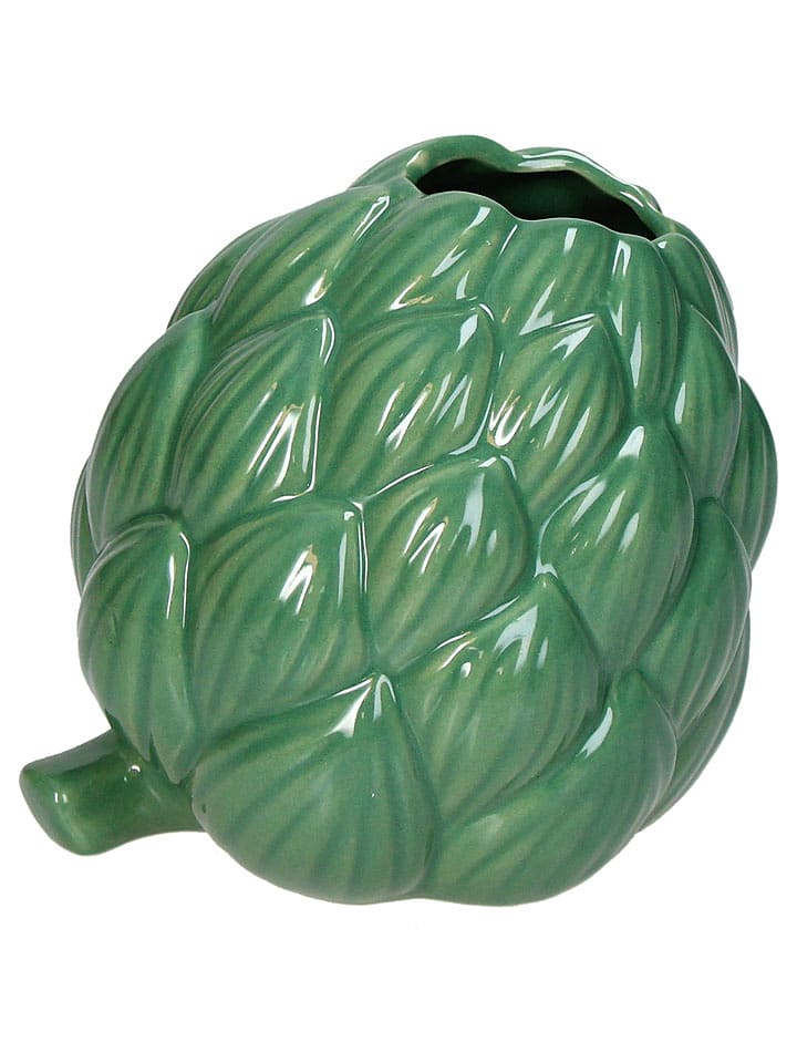 Kersten Wazon "Artichoke" w kolorze zielonym - wys. 11 x Ø 10 cm rozmiar: onesize