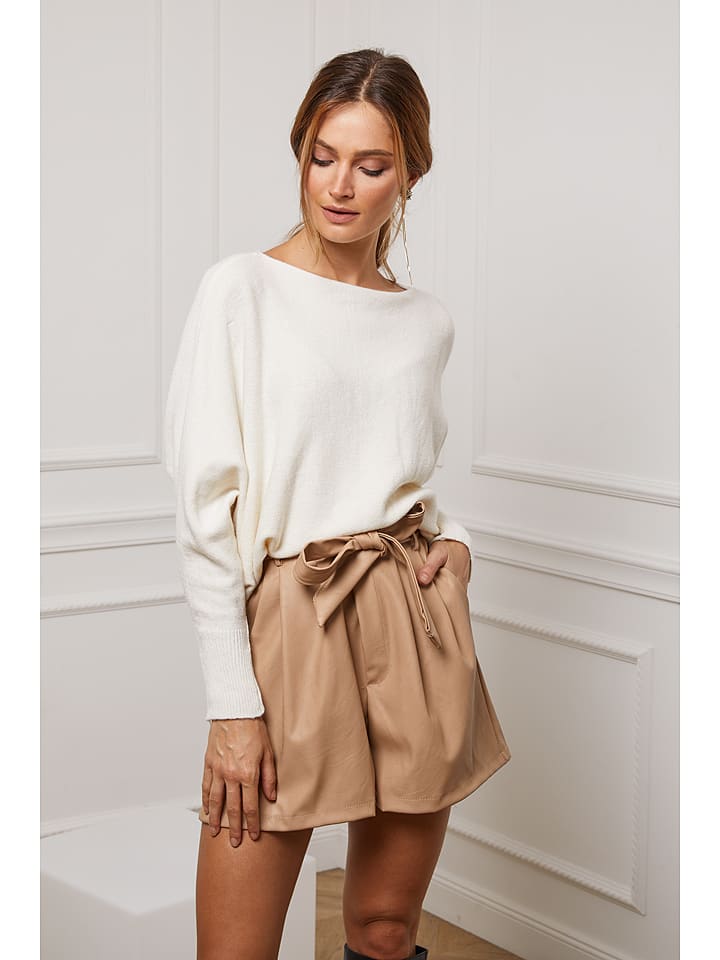 So Cachemire Sweter "Jackson" w kolorze kremowym rozmiar: XL