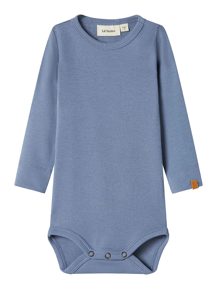 Lil Atelier Body "Geo" w kolorze niebieskim rozmiar: 56