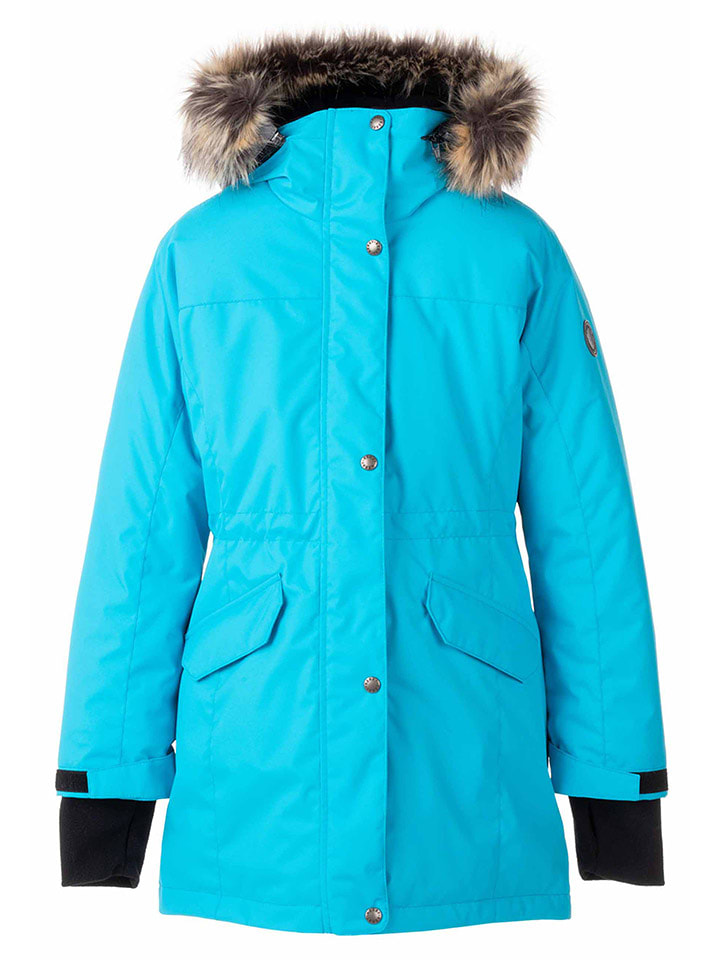 LENNE Parka zimowa "Mimi" w kolorze błękitnym rozmiar: 152
