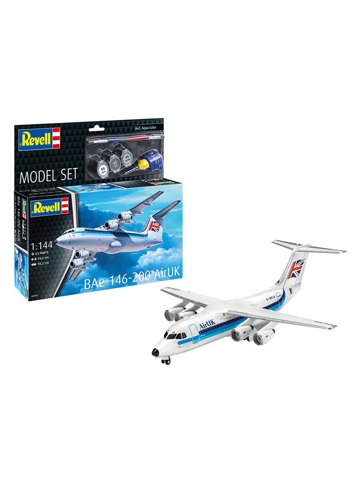 Revell Model "Bae 146-200 Airuk" do złożenia - 10+ rozmiar: onesize