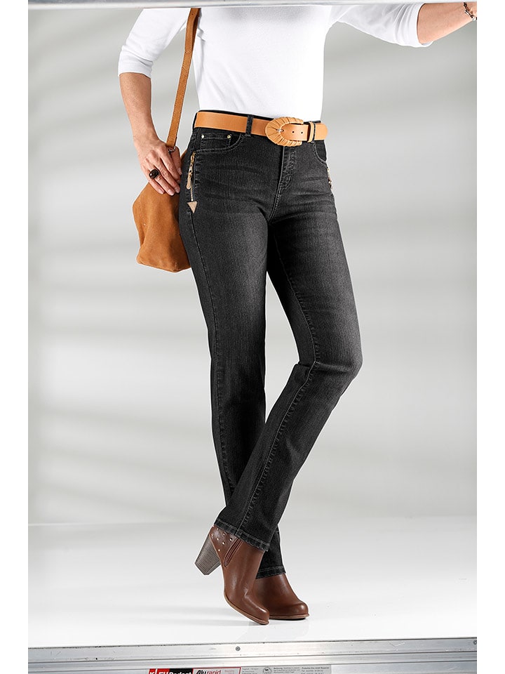 WITT WEIDEN Dżinsy - Slim fit - w kolorze antracytowym rozmiar: 92