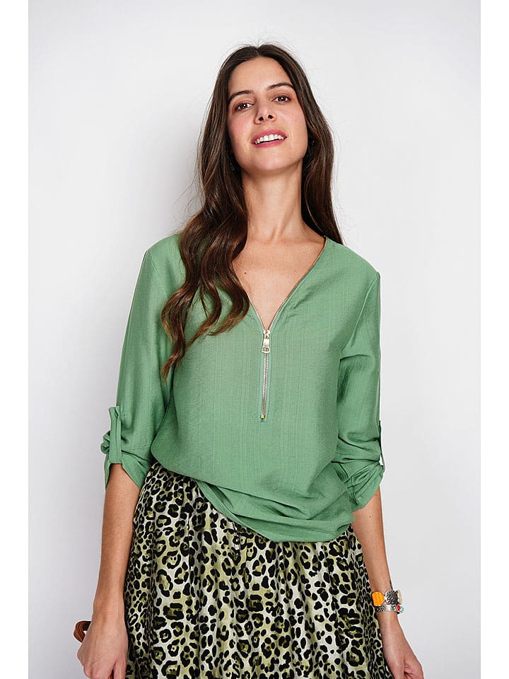 William de Faye Bluzka w kolorze zielonym rozmiar: 40