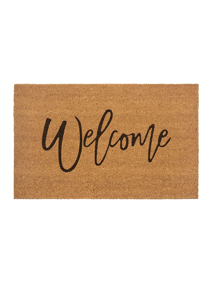 Hanse Home Wycieraczka w kolorze jasnobrązowym z włókna kokosowego rozmiar: 45x75 cm