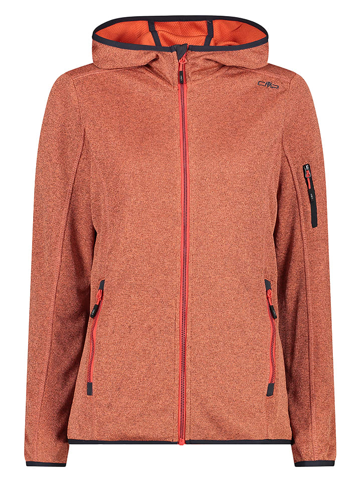 CMP Kurtka polarowa w kolorze pomarańczowym rozmiar: 34