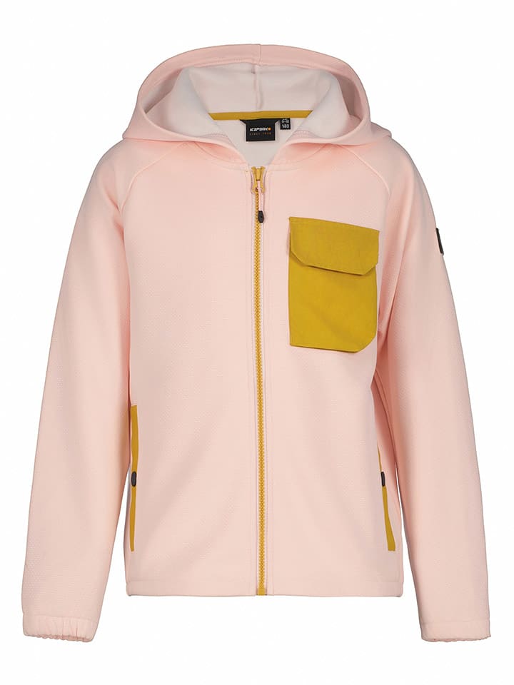 Icepeak Kurtka funkcyjna "Lacq" w kolorze jasnoróżowo-żółtym rozmiar: 176