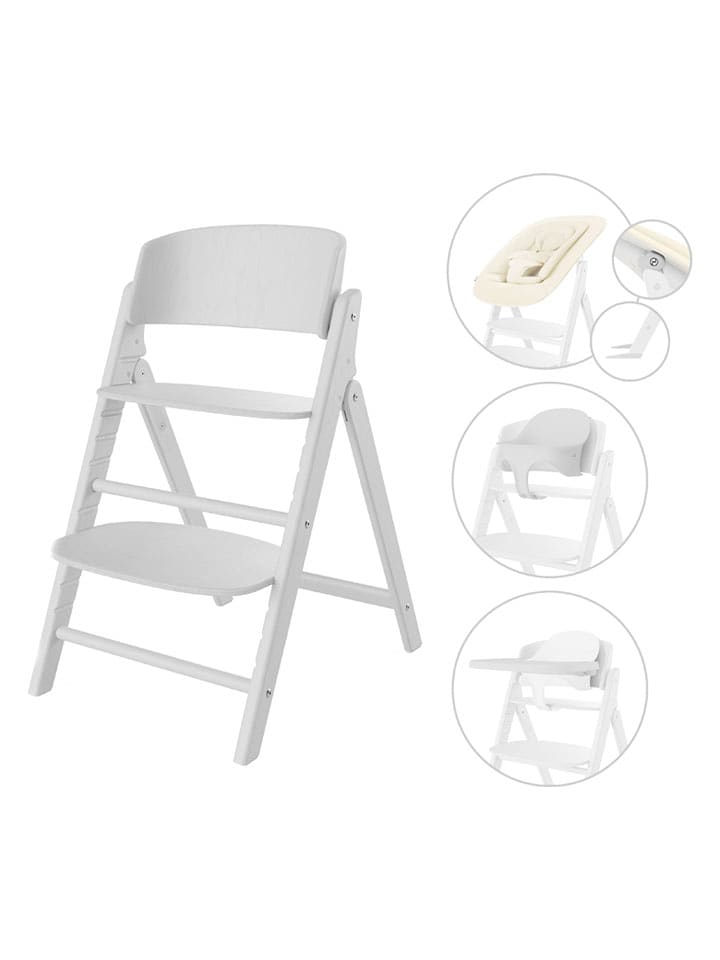Cybex Krzesełko 4w1 "Click&Fold" w kolorze biało-kremowym do karmienia rozmiar: onesize