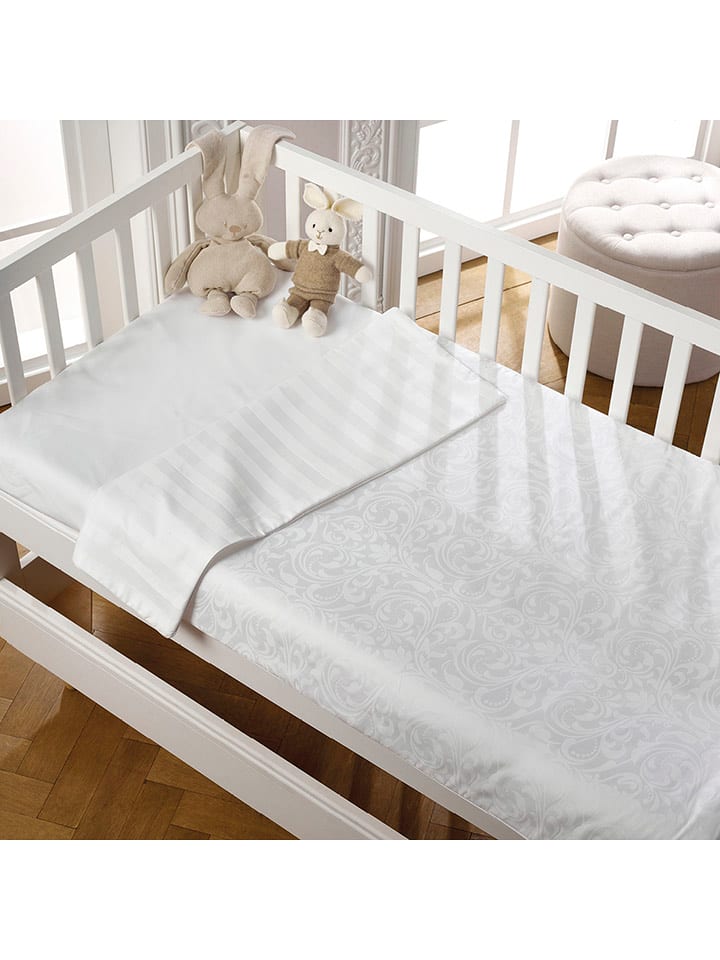 maison héritage PARIS Komplet pościeli dziecięcej w kolorze białym rozmiar: 80x120 cm