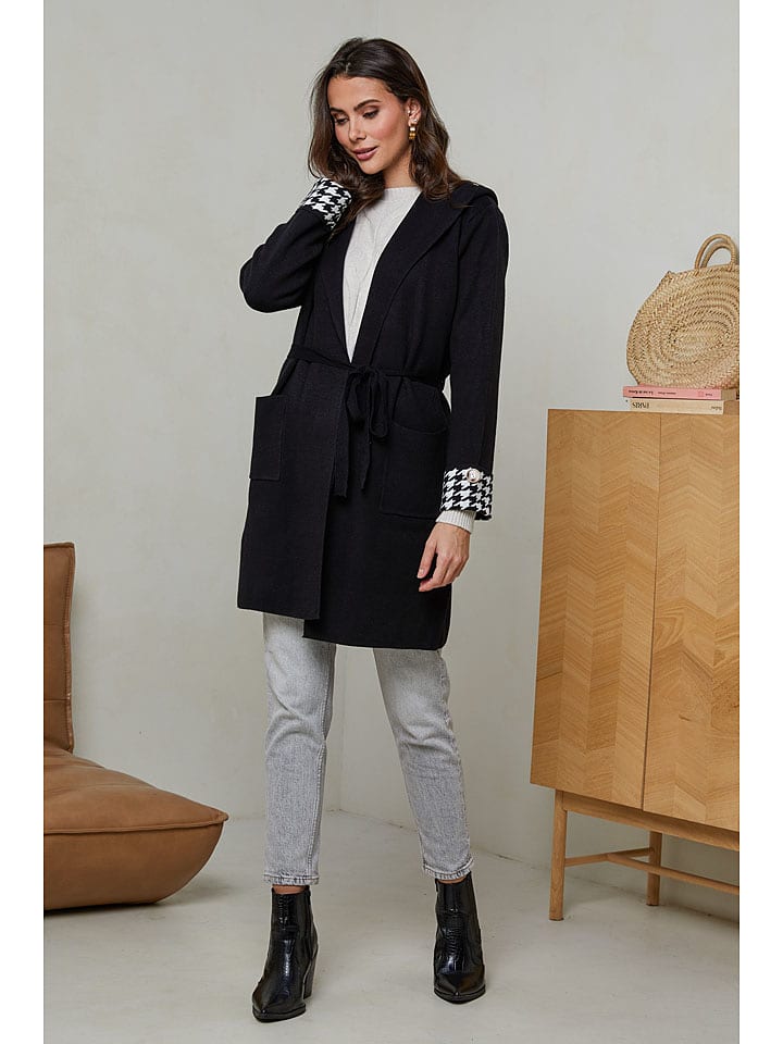 Soft Cashmere Kardigan w kolorze czarnym rozmiar: 38/40