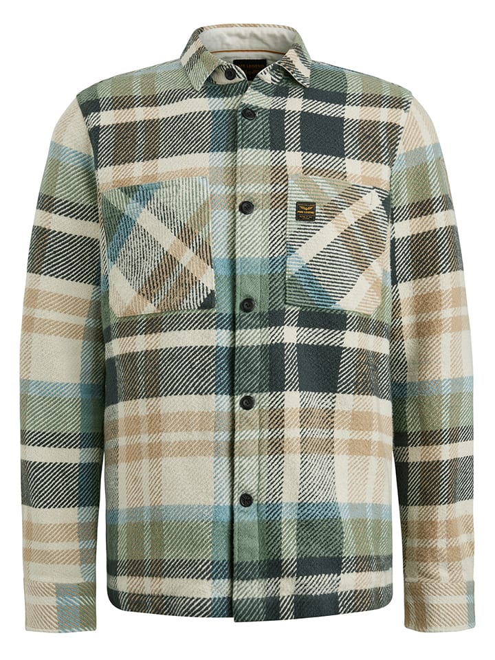 PME Legend Koszula w kolorze beżowo-zielonym rozmiar: XXL