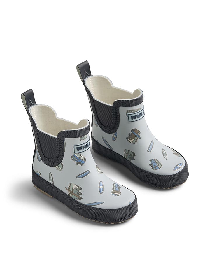 Wheat Kalosze "Beta" w kolorze błękitno-granatowym rozmiar: 29