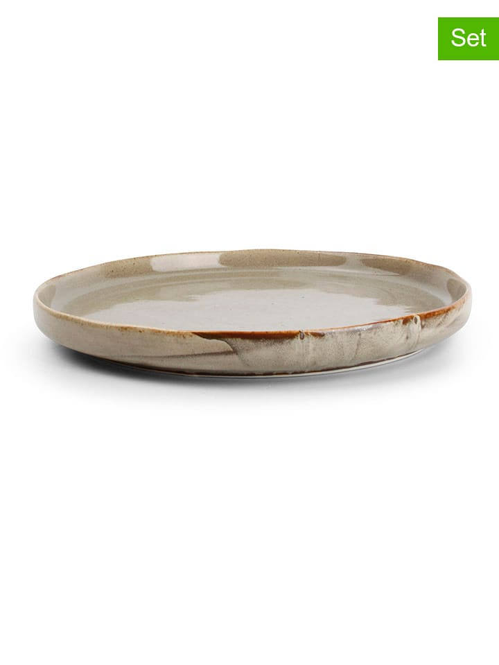 Salt and Pepper Talerze śniadaniowe (4 szt.) "Studio Urban" w kolorze szarym - Ø 22 cm rozmiar: onesize