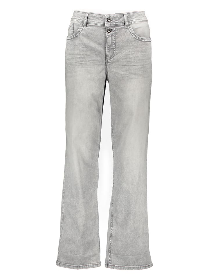 Street One Dżinsy - Regular fit - w kolorze szarym rozmiar: W33/L28