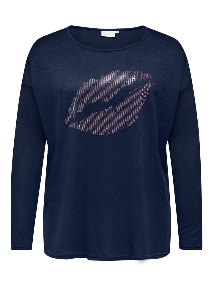 ONLY Sweter w kolorze granatowym rozmiar: S-42/44