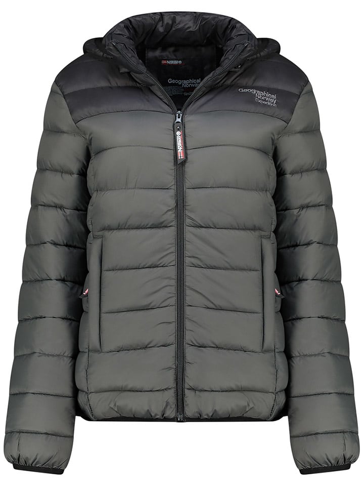 Geographical Norway Kurtka pikowana "Atikoclerc" w kolorze antracytowym rozmiar: XL