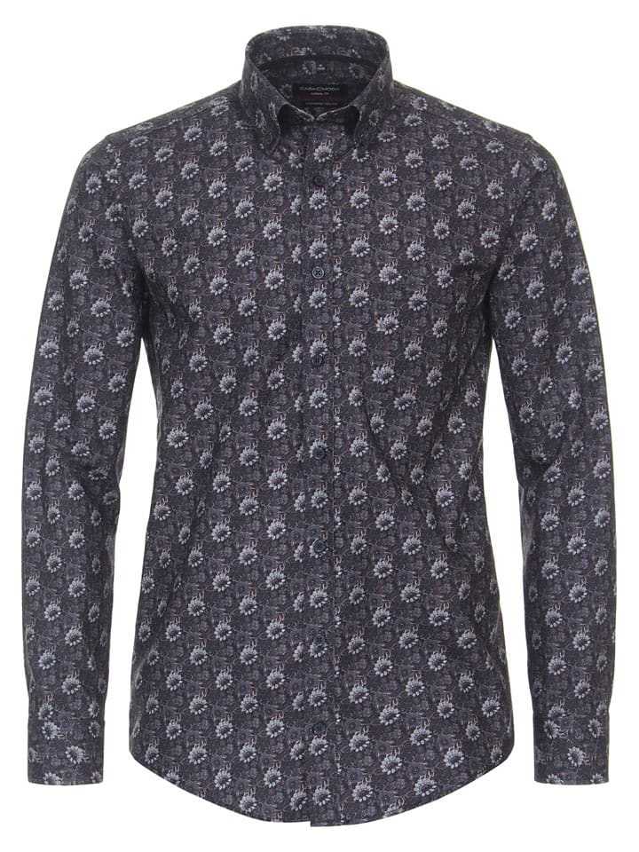 CASAMODA Koszula - Casual fit - w kolorze granatowym rozmiar: XL