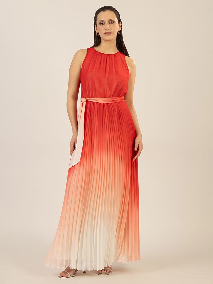 APART Sukienka w kolorze koralowo-białym rozmiar: 46