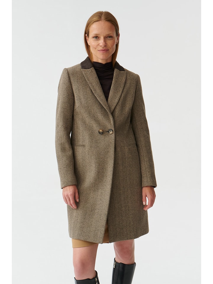 TATUUM Płaszcz przejściowy w kolorze beżowym rozmiar: 42