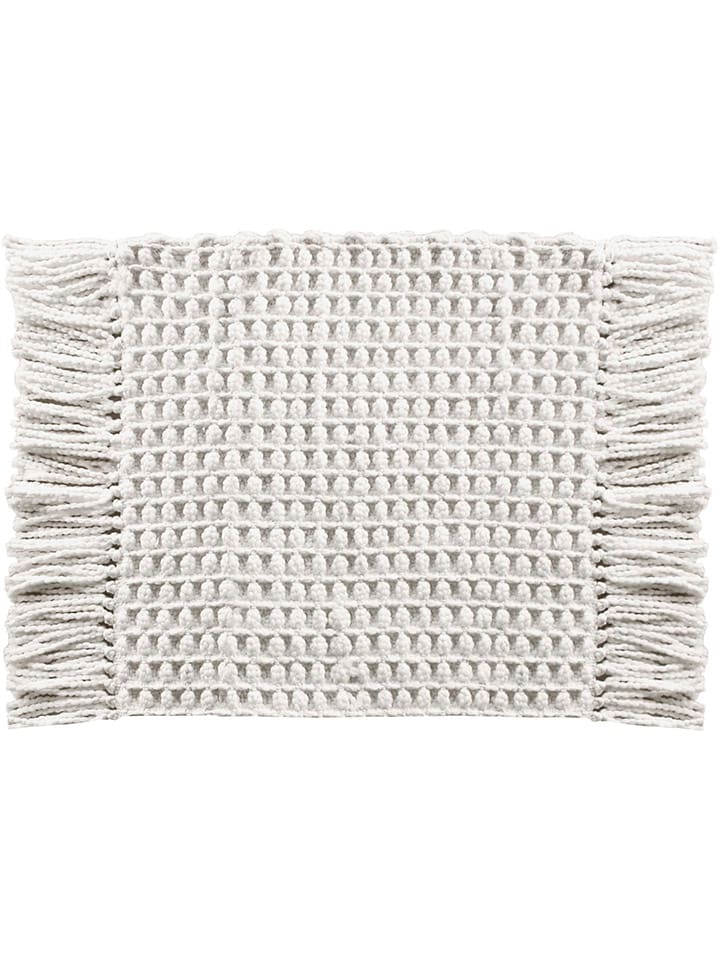 Heckett Lane Dywanik łazienkowy "Madras" w kolorze kremowym rozmiar: 60x60 cm