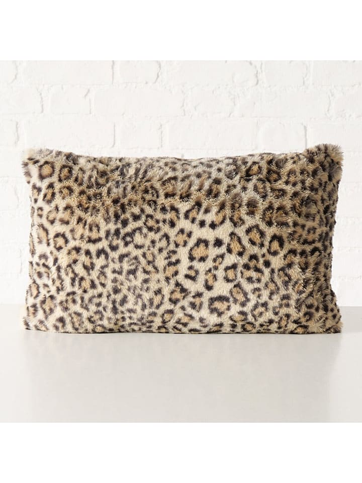 Boltze Poduszka "Leony" w kolorze jasnobrązowo-beżowym - 30 x 48 cm rozmiar: onesize