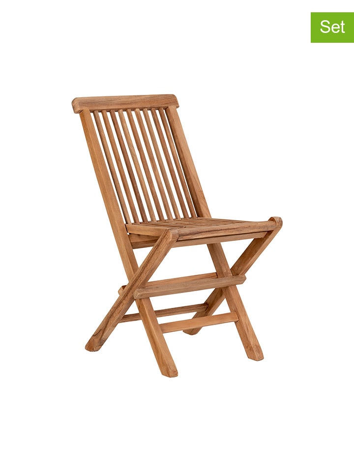 House Nordic Krzesła (2 szt.) w kolorze jasnobrązowym rozmiar: onesize