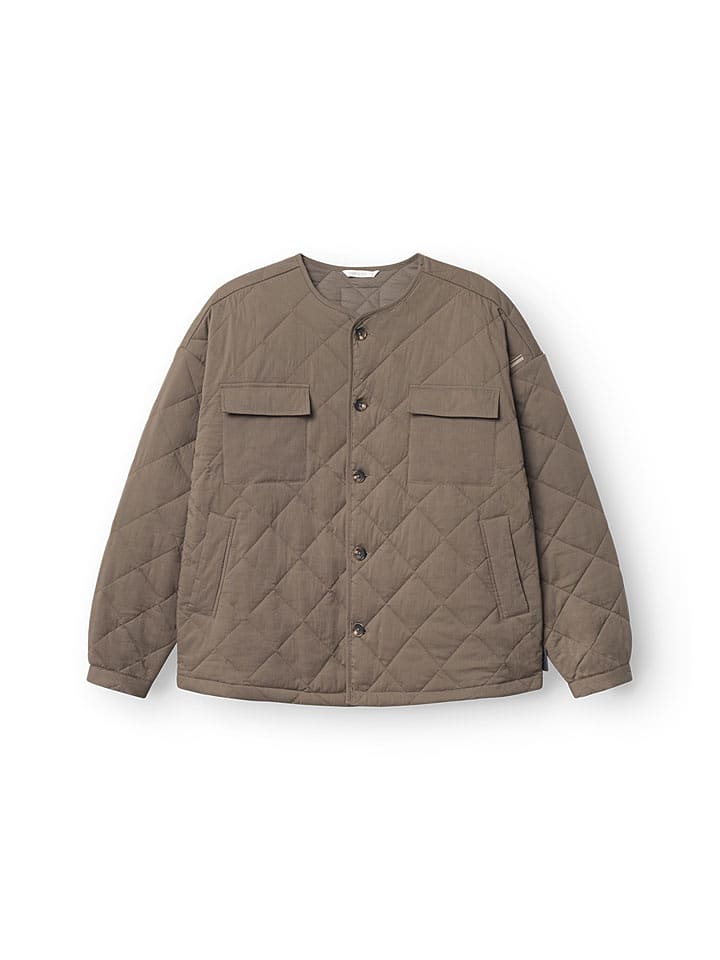 Rethinkit Kurtka przejściowa "Woody" w kolorze szarobrązowym rozmiar: S