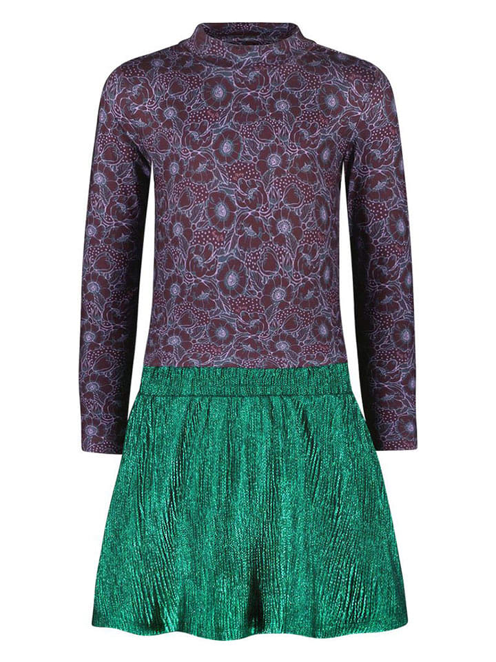 B.Nosy Sukienka "Day" w kolorze fioletowo-błękitno-zielonym rozmiar: 116