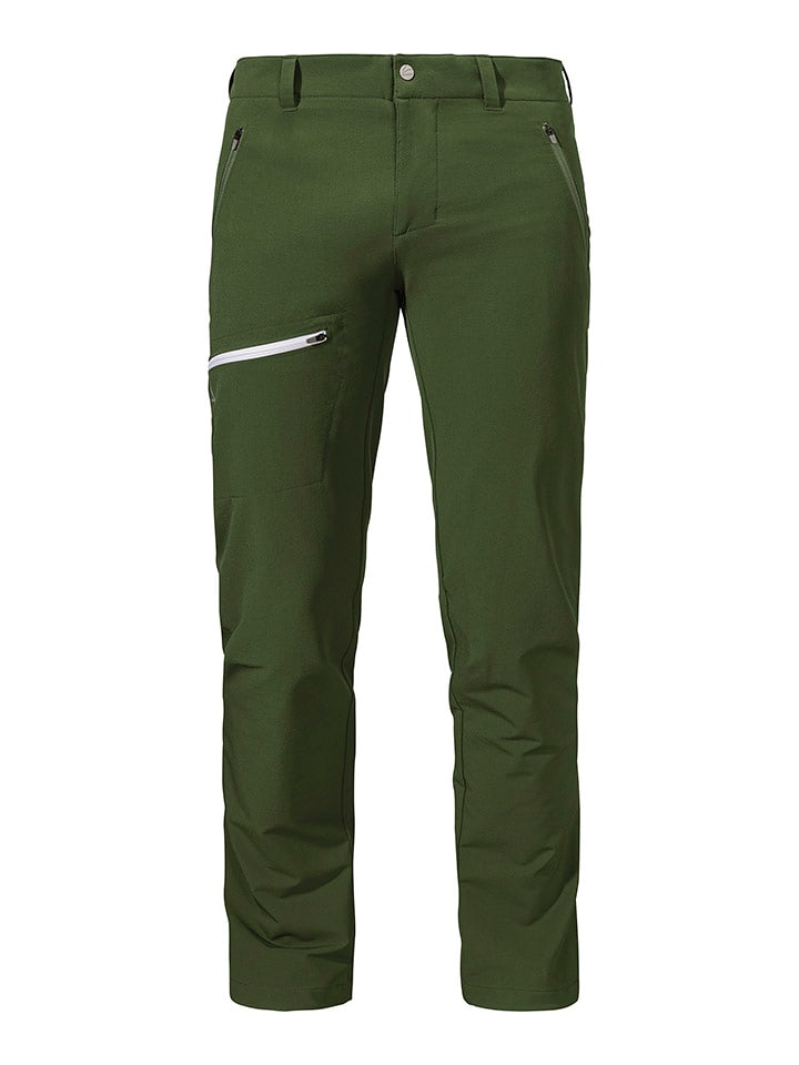 Schöffel Spodnie trekkingowe "Folkstone" w kolorze zielonym rozmiar: 56