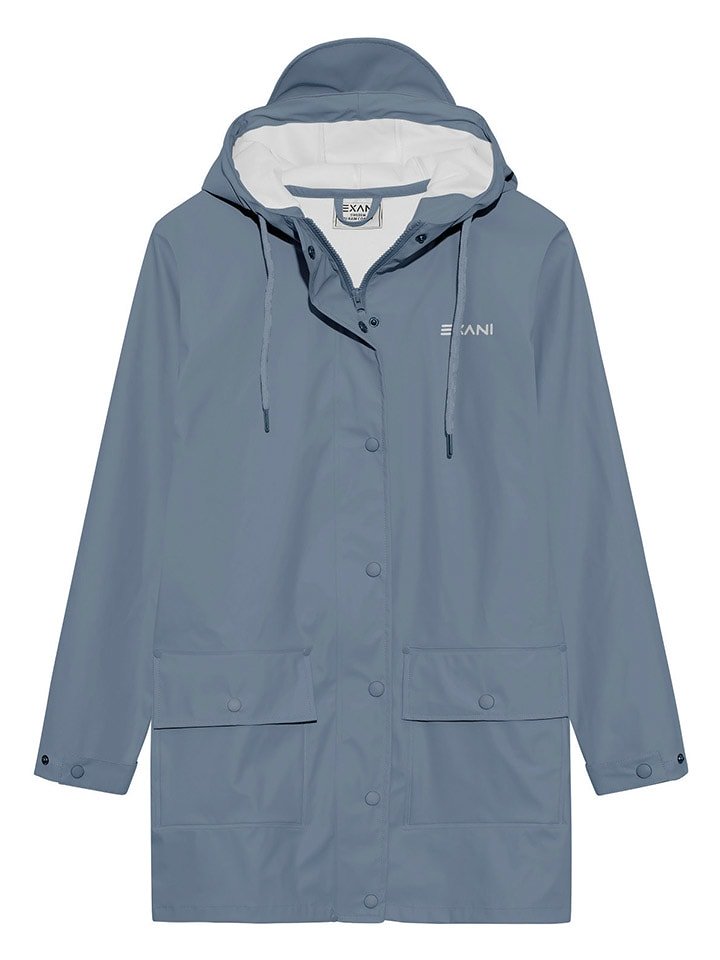 Exani Kurtka przeciwdeszczowa "Exani" w kolorze błękitnym rozmiar: 38