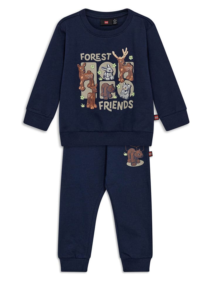 LEGO 2-częściowy zestaw "Anyu" w kolorze granatowym rozmiar: 80