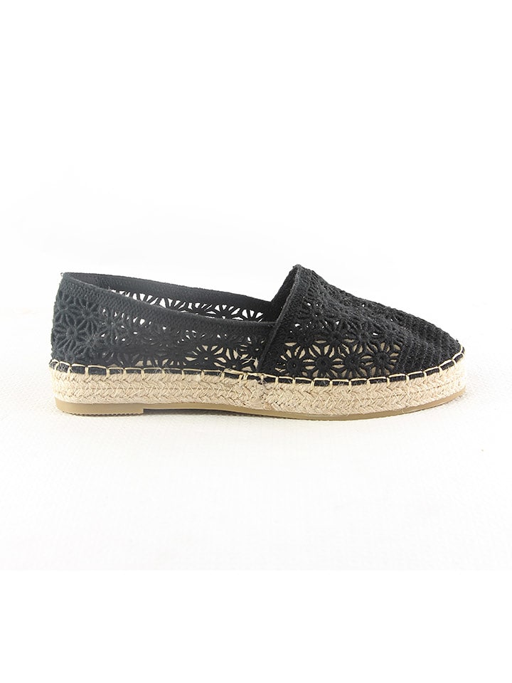 Super Mode by Belle Women Espadryle w kolorze czarnym rozmiar: 37