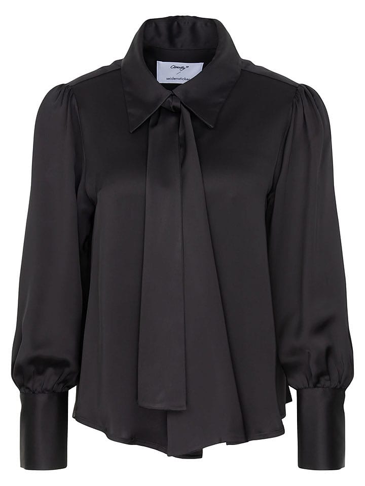 Seidensticker Bluzka w kolorze czarnym rozmiar: 46