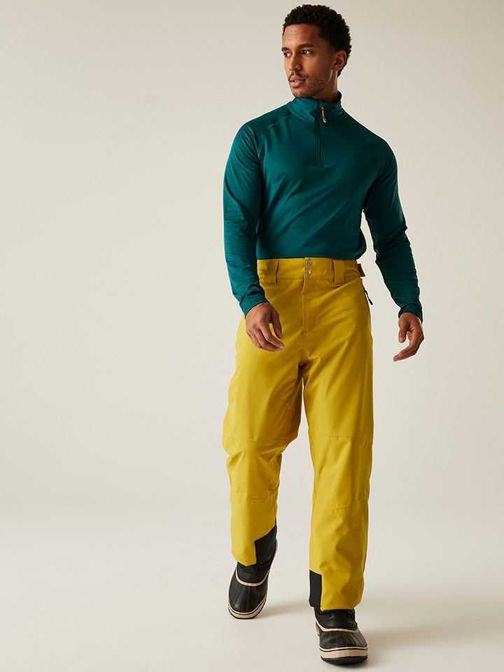 Dare 2b Spodnie narciarskie "Achieve II" w kolorze żółtym rozmiar: S