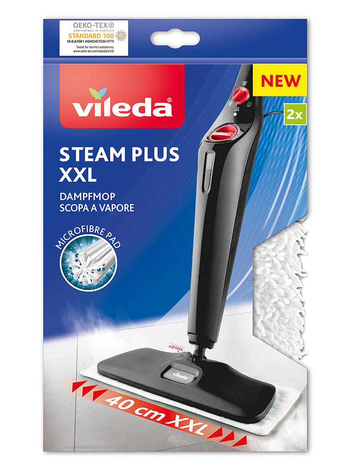 Vileda Wymienne nakładki (2 szt.) "Steam Plus XXL" rozmiar: onesize